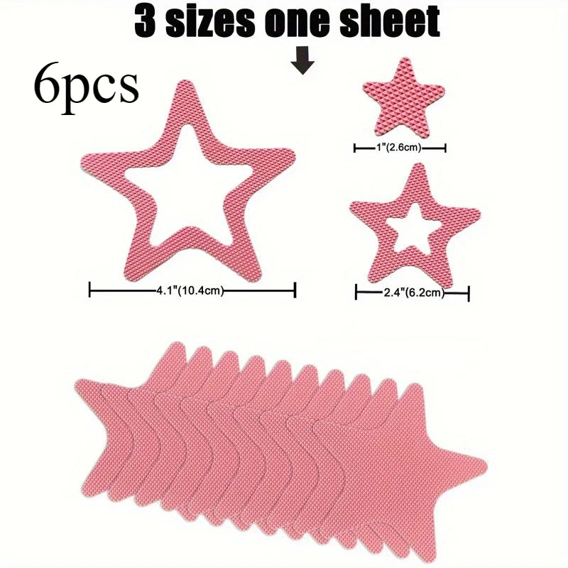 Star Shaped Waterproof Non-Slip Bathtub Stickers
