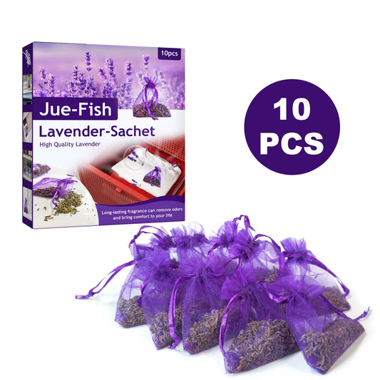 Lavender Scented Sachet Bags – Aromatic Drawer Closet & Car Freshener for Home Deodorizing & Relaxation