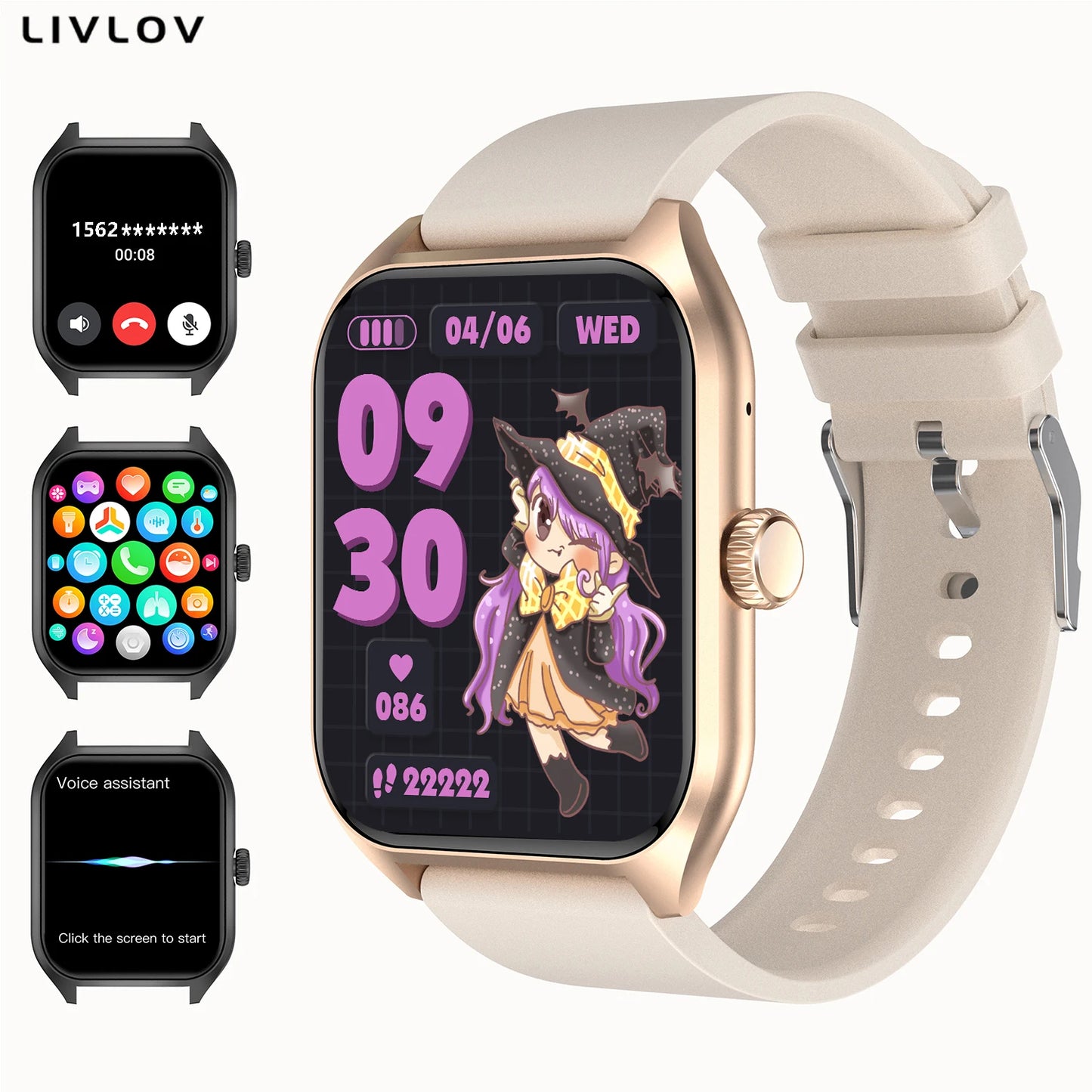AI Smart Watch with Health Tracker