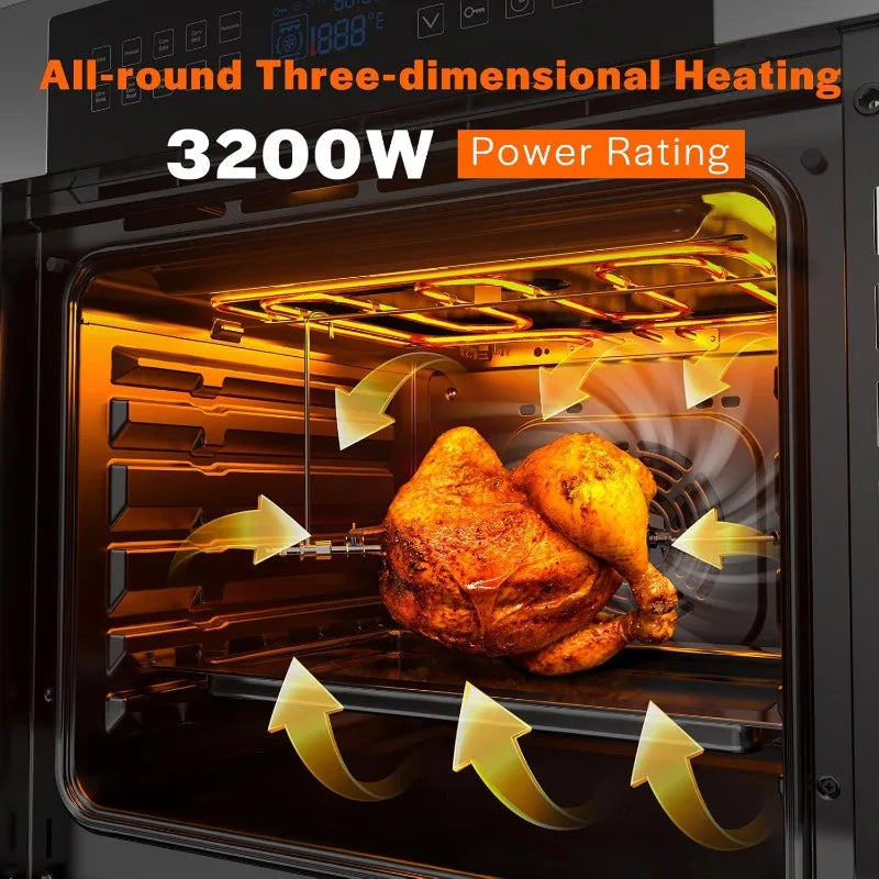 Empava 24 Inch Digital Convection Wall Oven