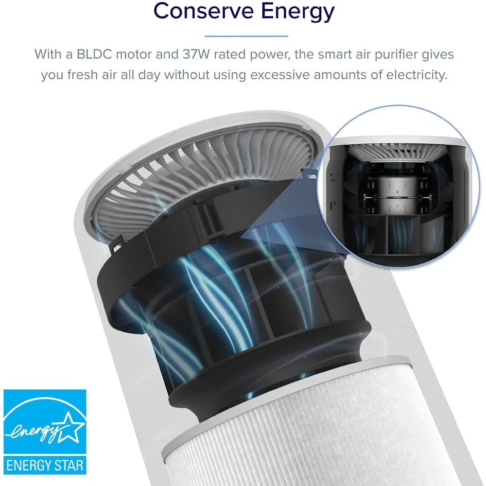 Smart Air Purifier with App Control Filtration