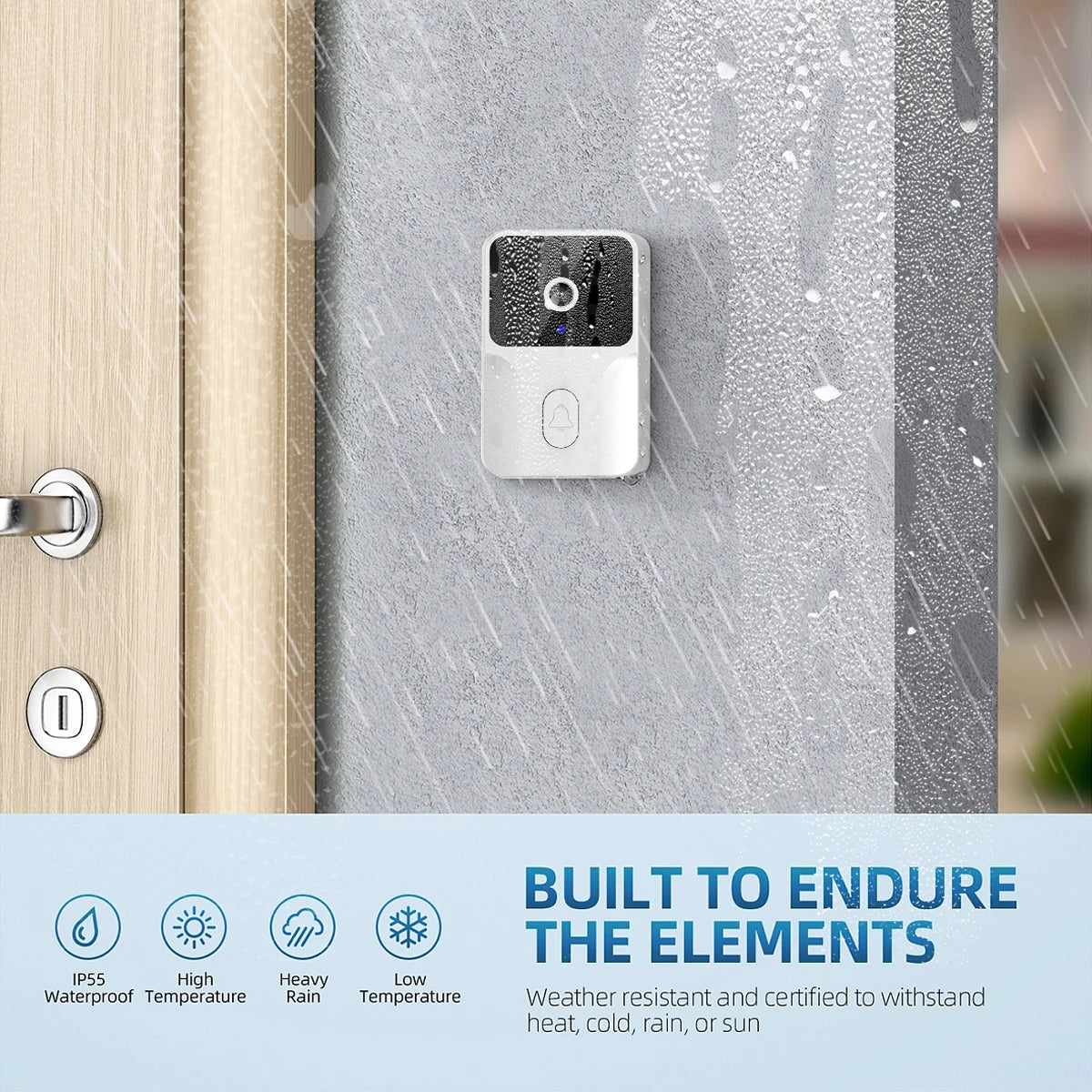Tuya Smart HD Wireless Video Doorbell Camera