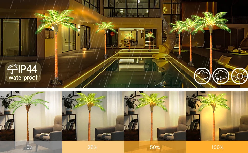 4.6ft LED Palm Tree Light Decoration