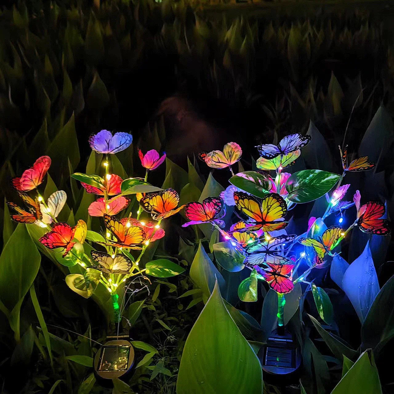 Solar Butterfly Flower LED Outdoor Garden Light
