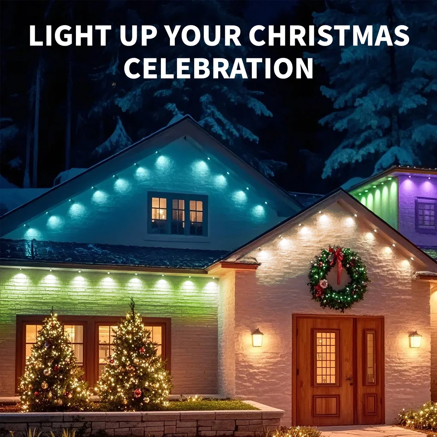 Smart RGB LED Outdoor Eaves Lights