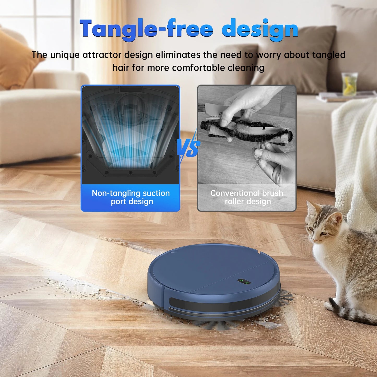 Rayfurn Smart Robot Vacuum Cleaner Mop Combo