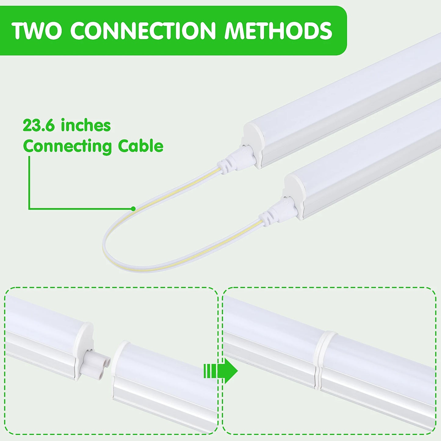 6-Pack LED 4FT Bright Utility Shop Light