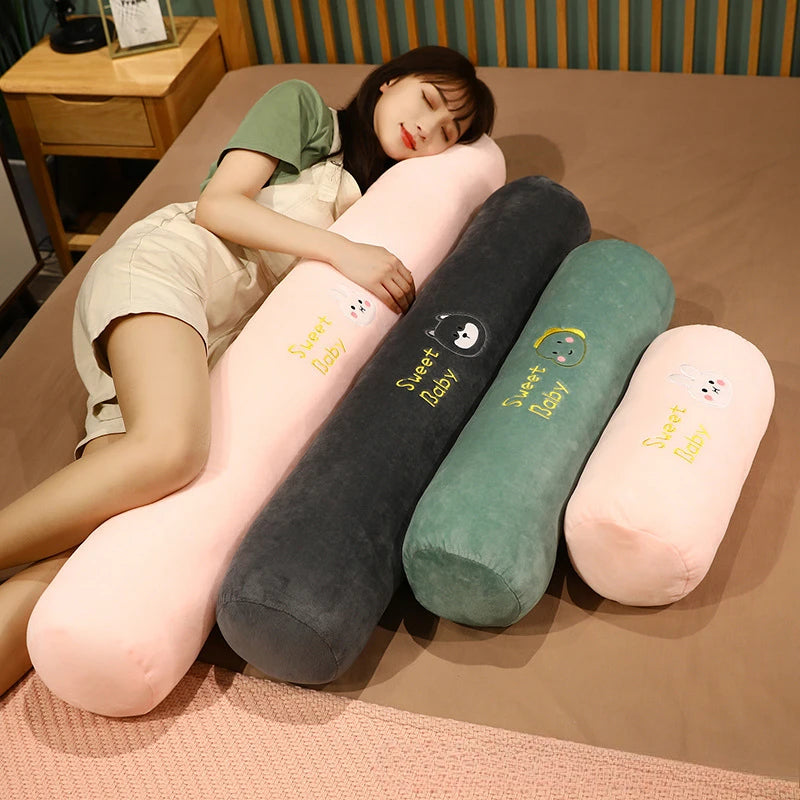 Multi-Functional Long Pillow for Comfortable Sleep Support