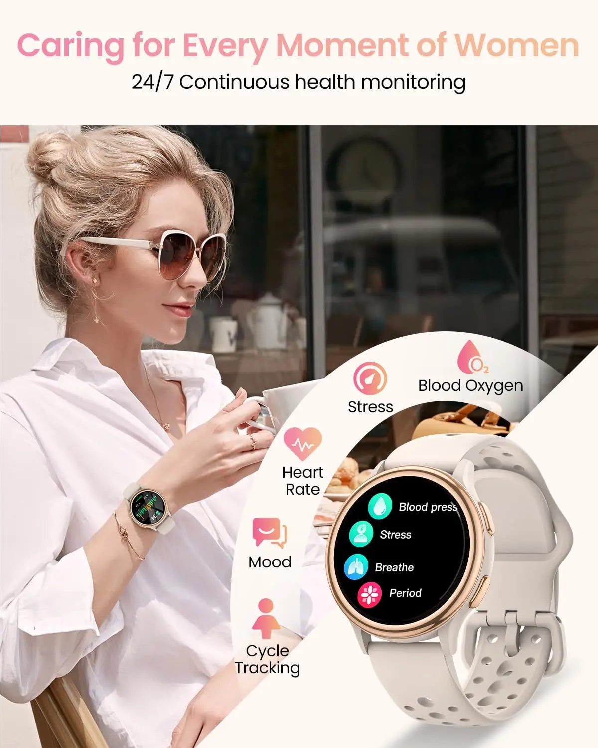 1.27’’ Health Smartwatch Tracker