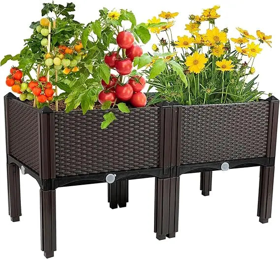 Large Elevated Planters for Outdoor Gardening