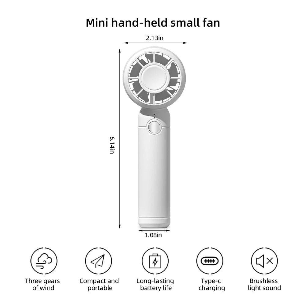 USB Rechargeable Portable Mini Cooling Fan