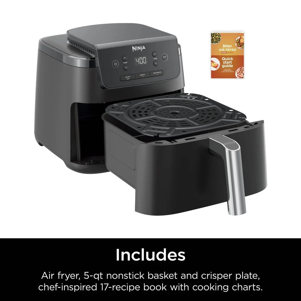 5QT Nonstick Air Fryer with Auto Shutoff