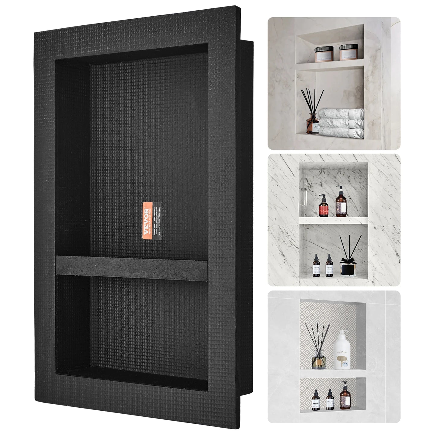 Shower Niche Organizer Ready for Tile