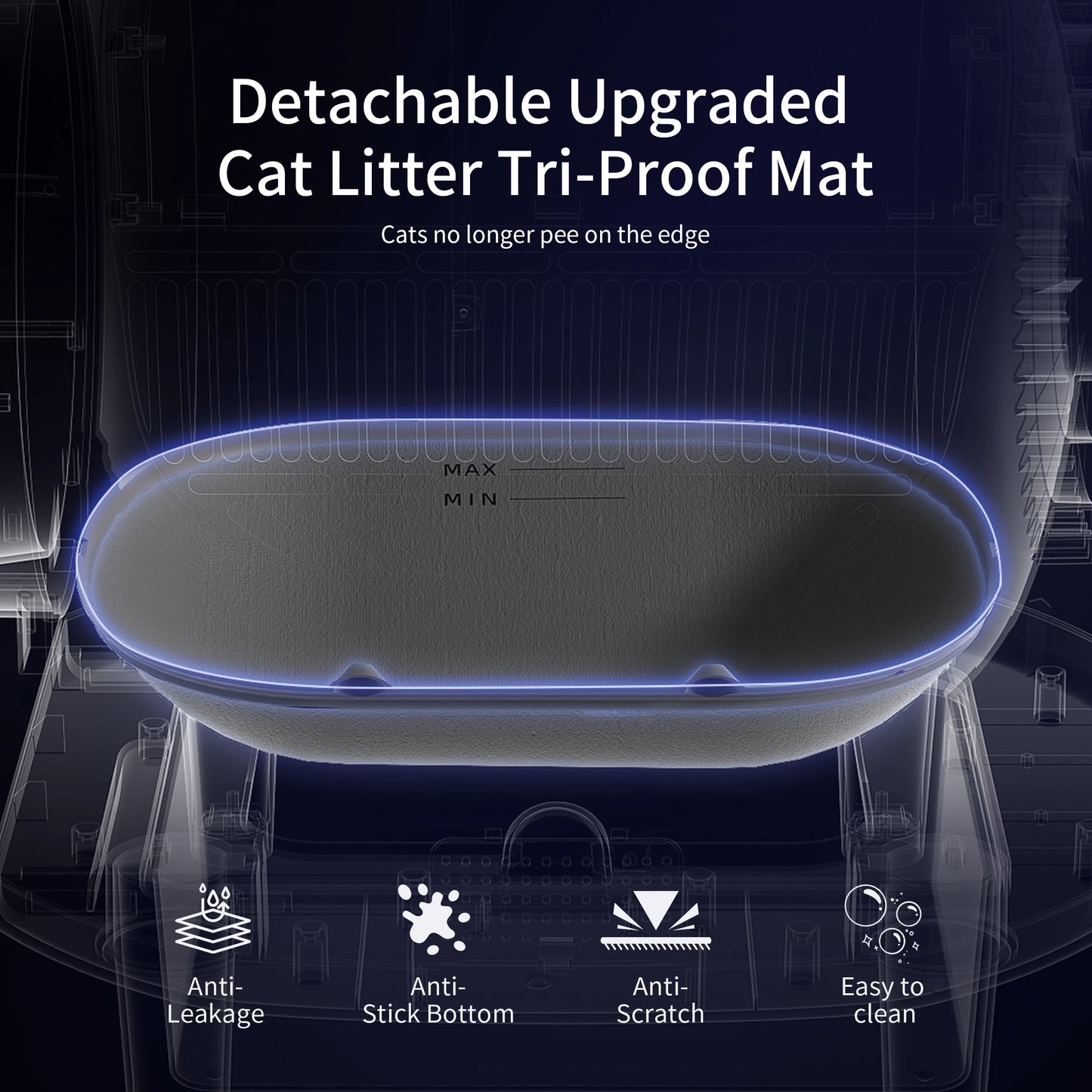 Smart Self-Cleaning Automatic Cat Litter Box