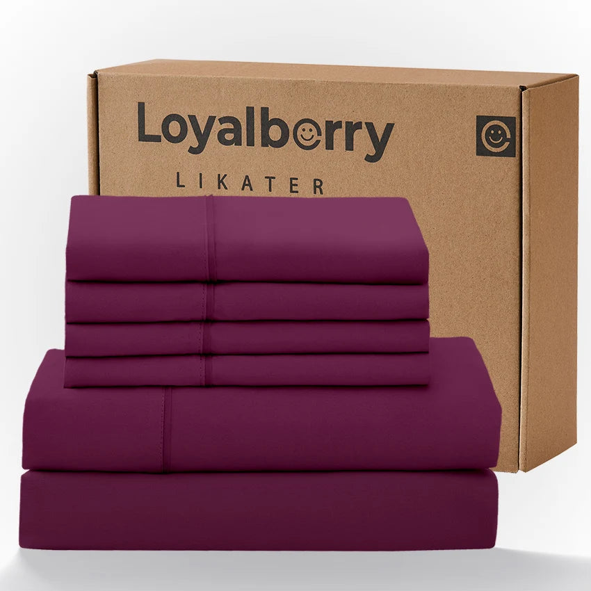 Queen Size 4-Piece Bedding Set – Ultra Soft Double-Brushed Microfiber Bed Sheets with Deep Pocket Fitted Sheet (Fits Mattresses Up to 18"), Easy Care Hotel Luxury Bedding