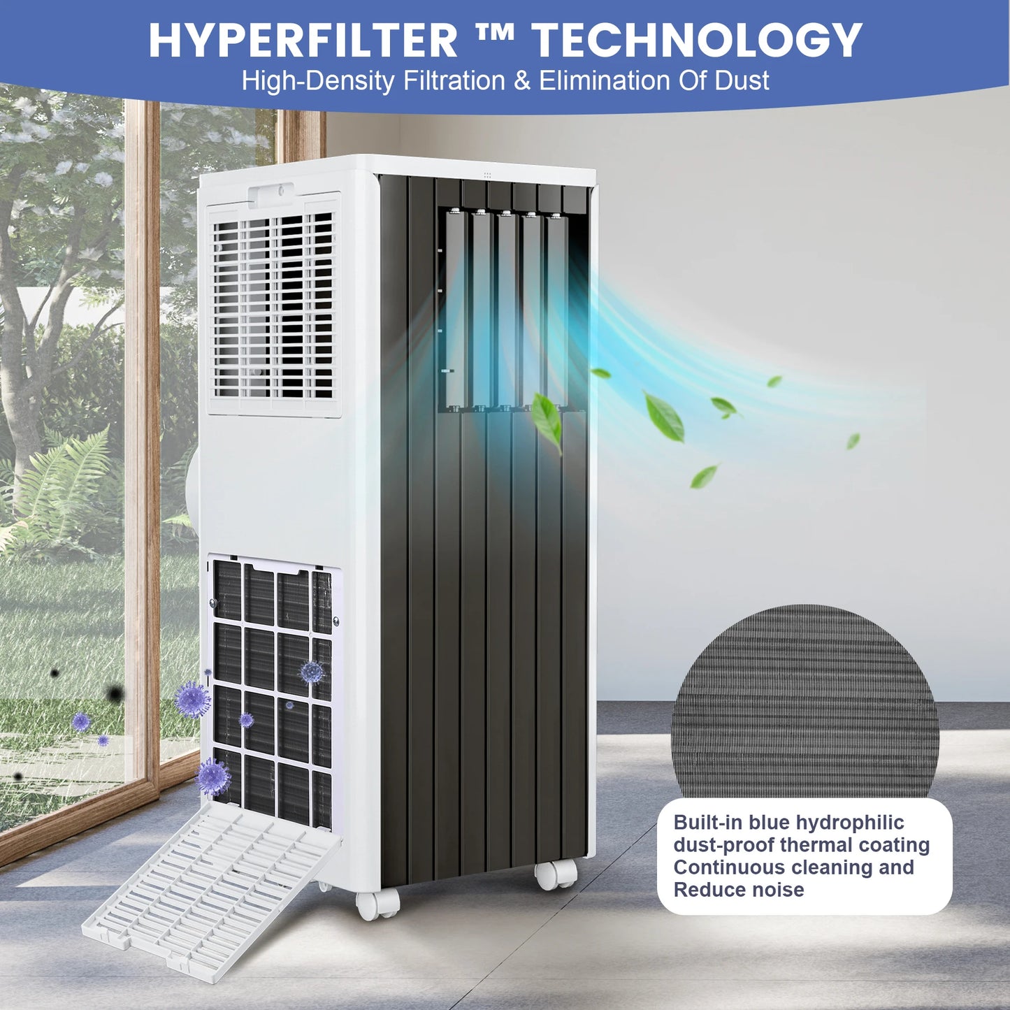 Portable 8000 BTU Air Conditioner with Timer