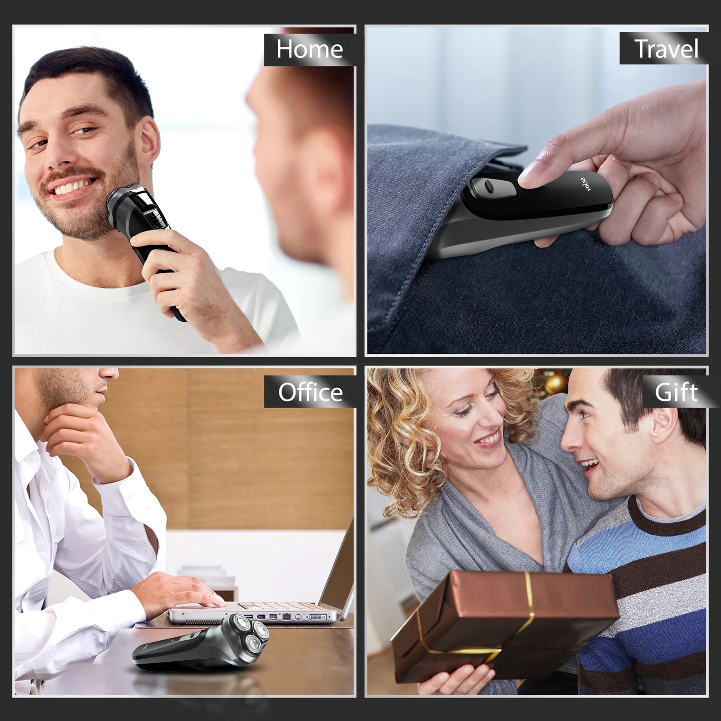 Sejoy 2-in-1 3D Electric Rotary Shaver