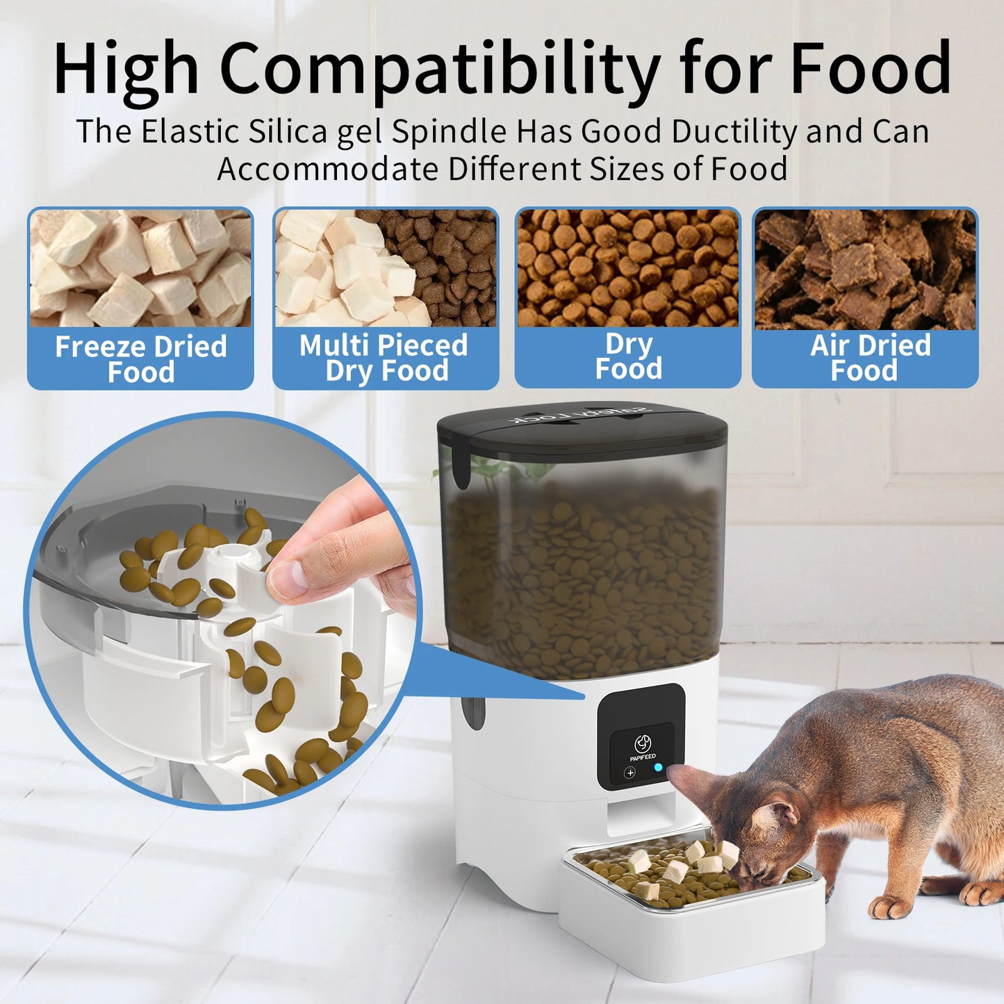 Smart Automatic Cat Feeder with WiFi