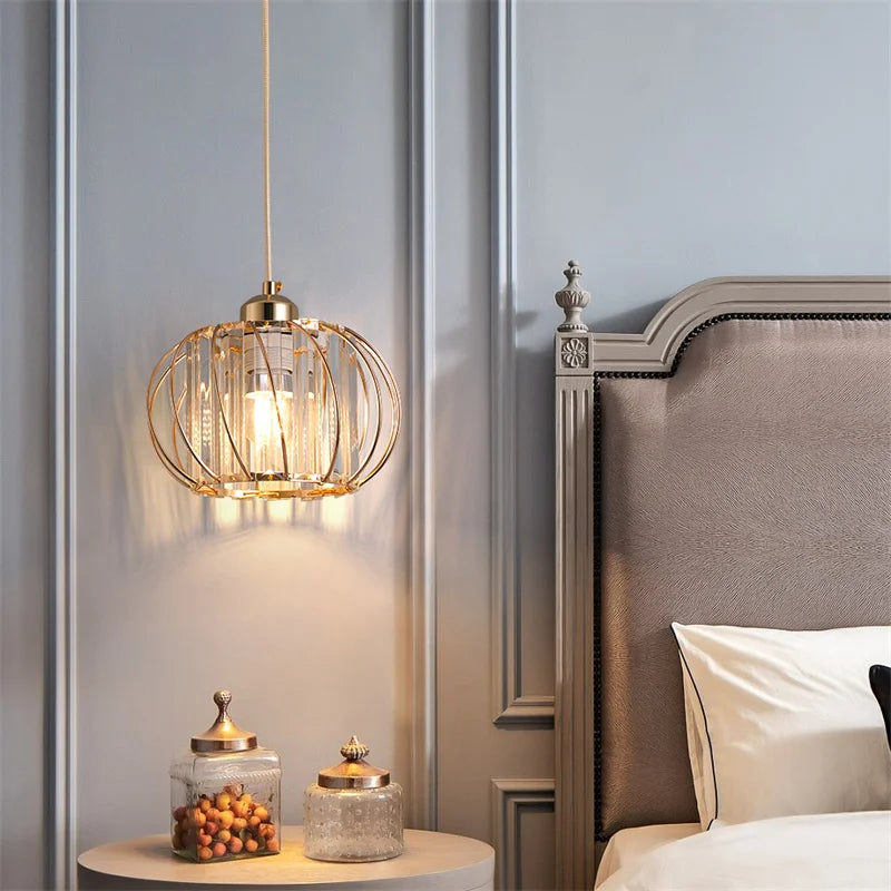 Elegant Crystal LED Chandelier Pendant Ceiling Light