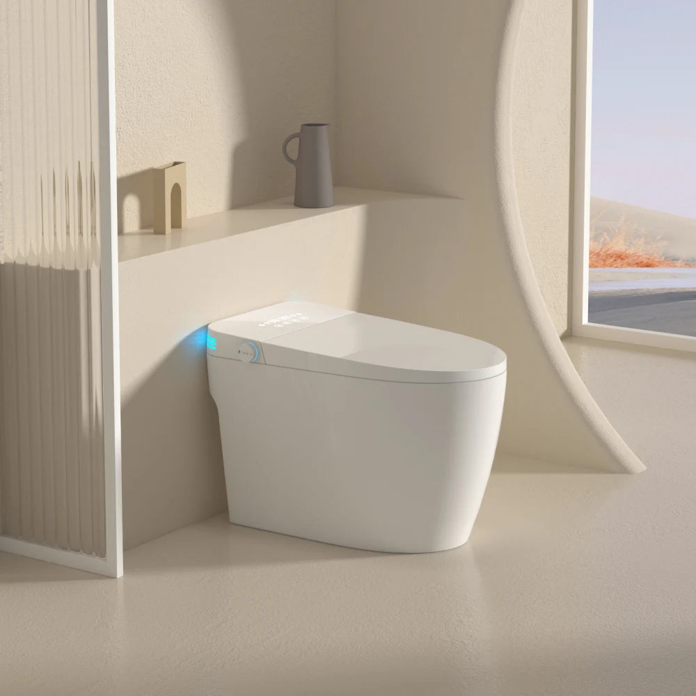 Smart Toilet Voice Control Bidet Seat Auto