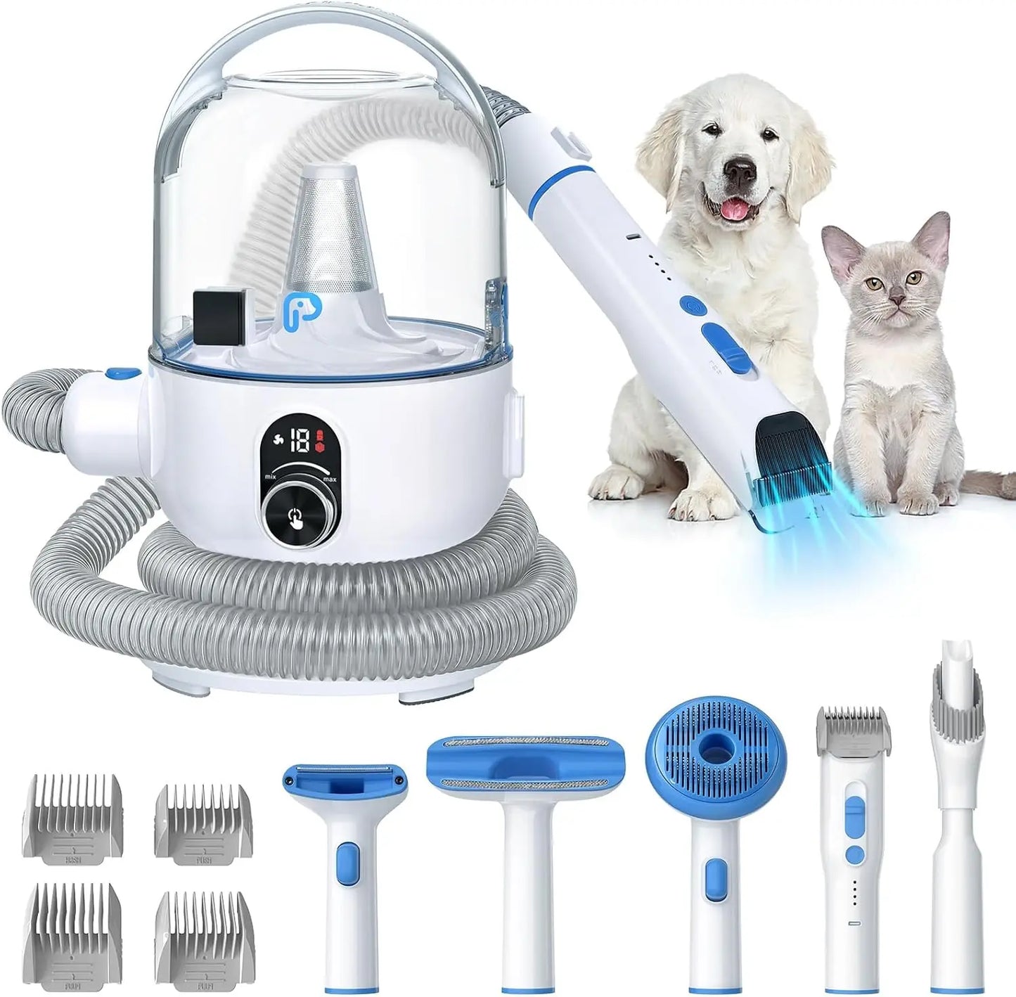 5-in-1 Pet Grooming Vacuum KitPe