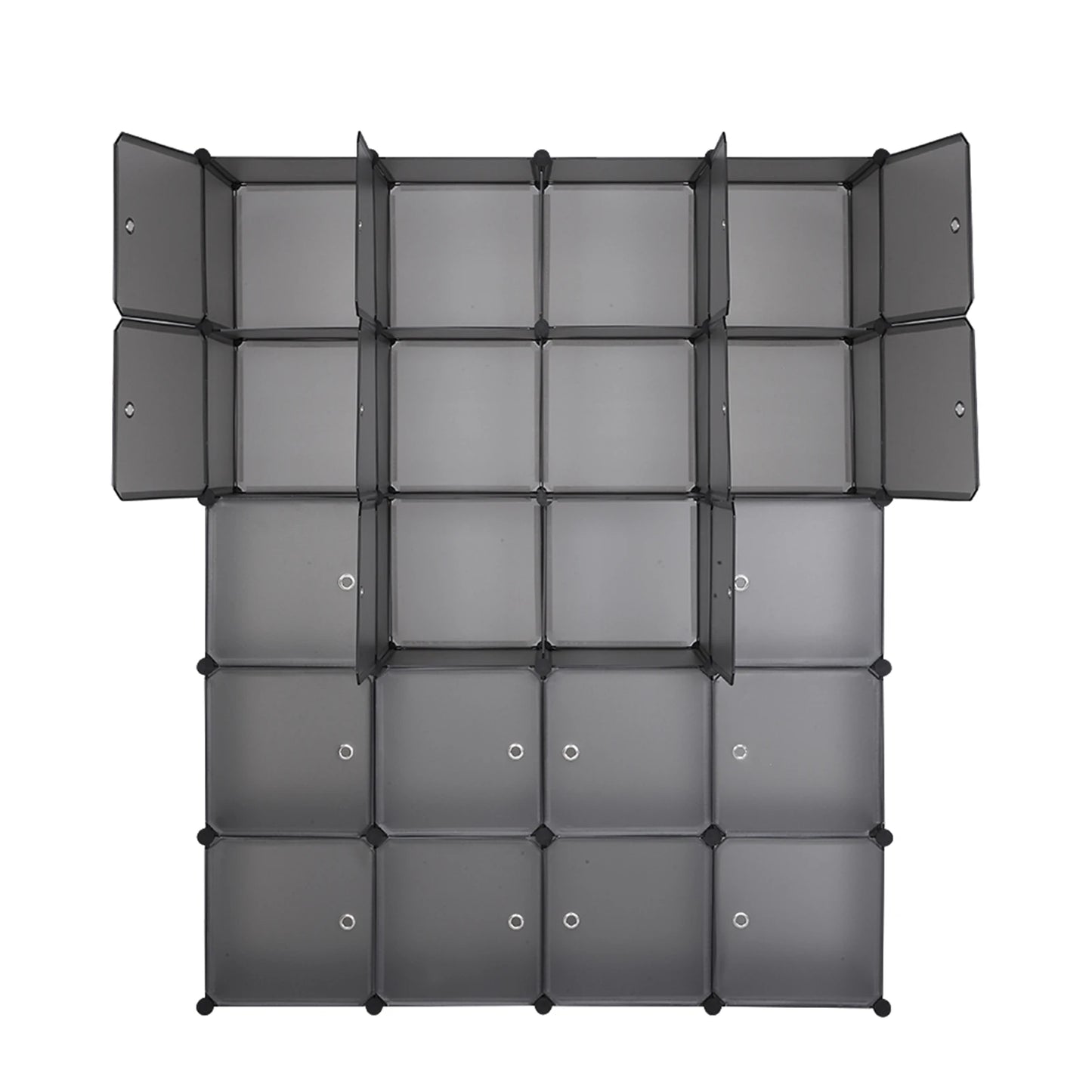 20-Cube Modular Stackable Storage Organizer