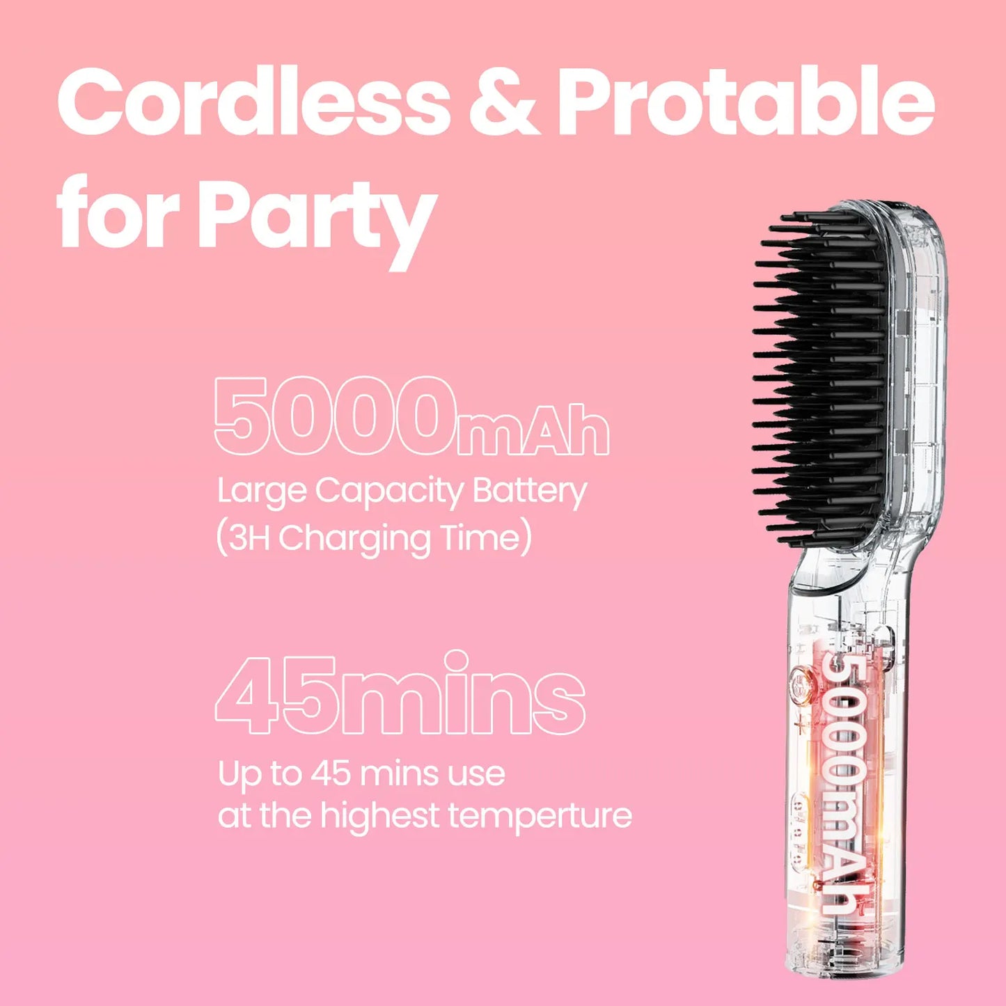 KIPOZI 3-in-1 Hair Dryer Brush Styler