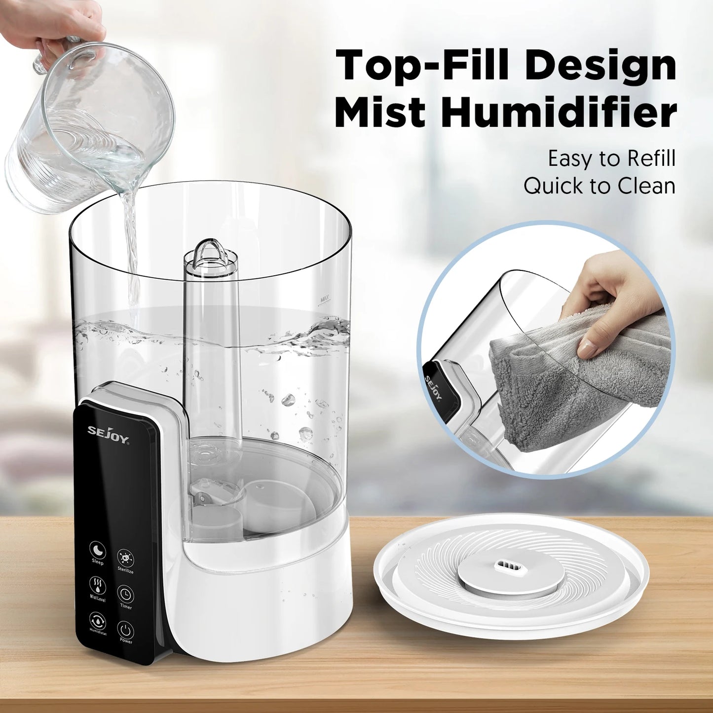 “6L LED Digital Display Air Humidifier”