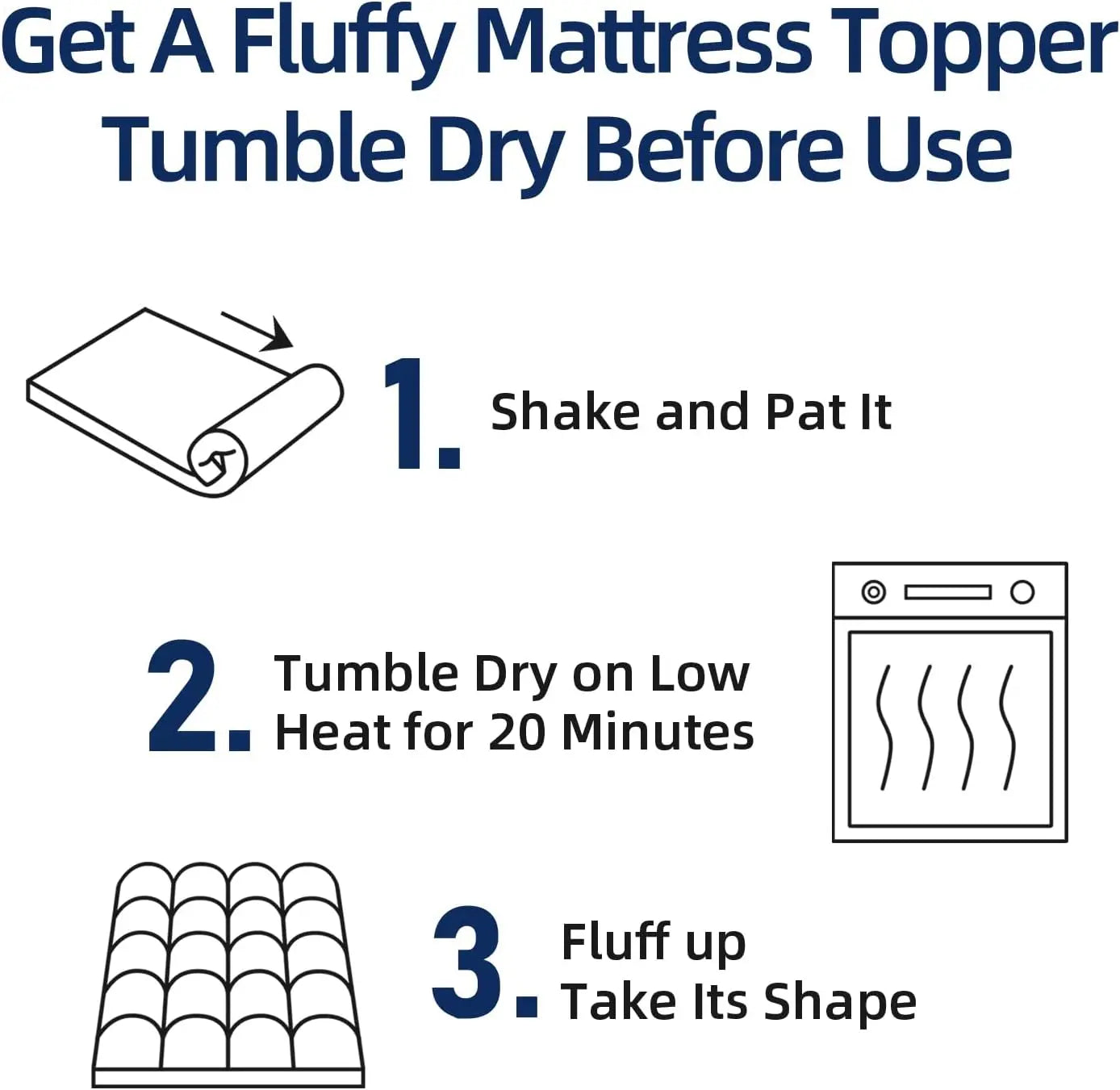 Plush Cooling Mattress Topper – Soft Pillow-Top Fitted Pad With Deep Pockets