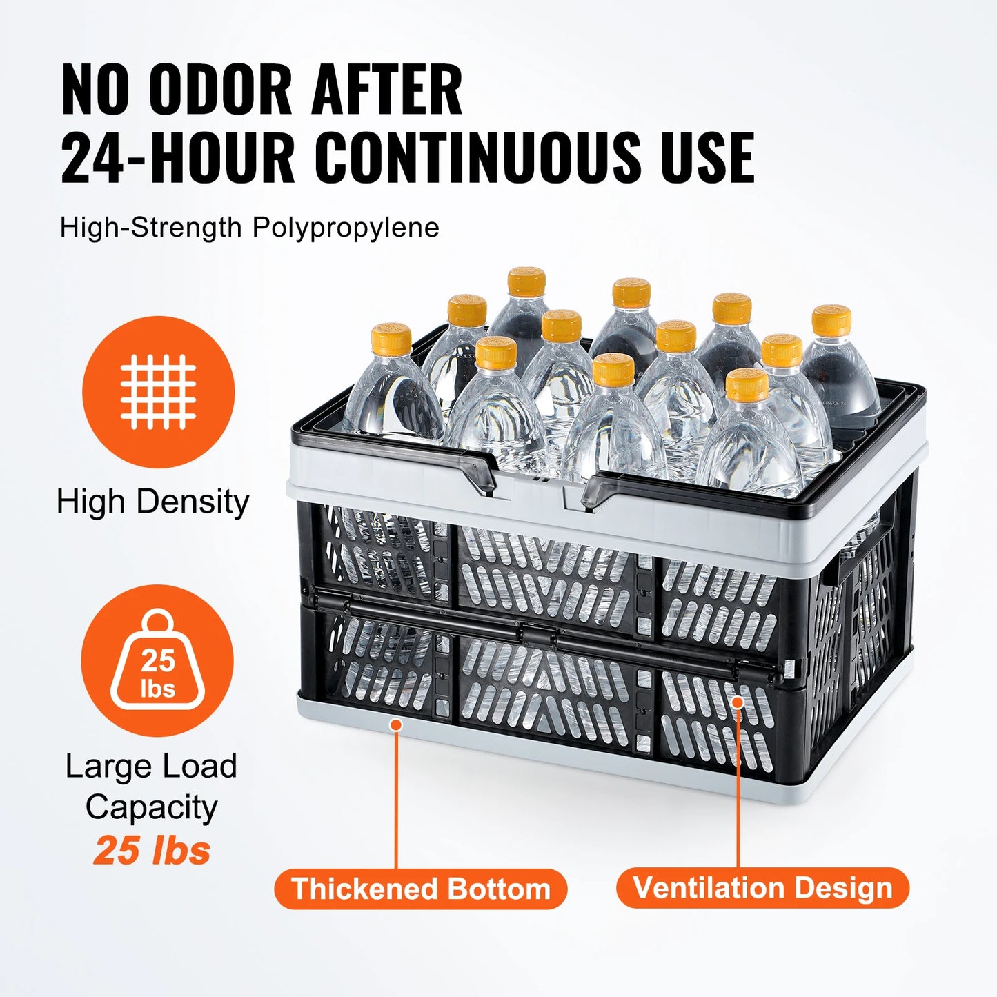 Foldable Storage Crate Set for Home Organization