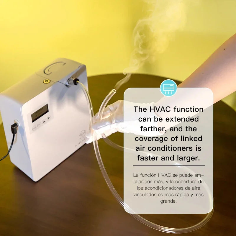 Smart HVAC Aroma Diffuser Machine – Essential Oil Home Air Freshener & Aromatherapy Scent Sprayer