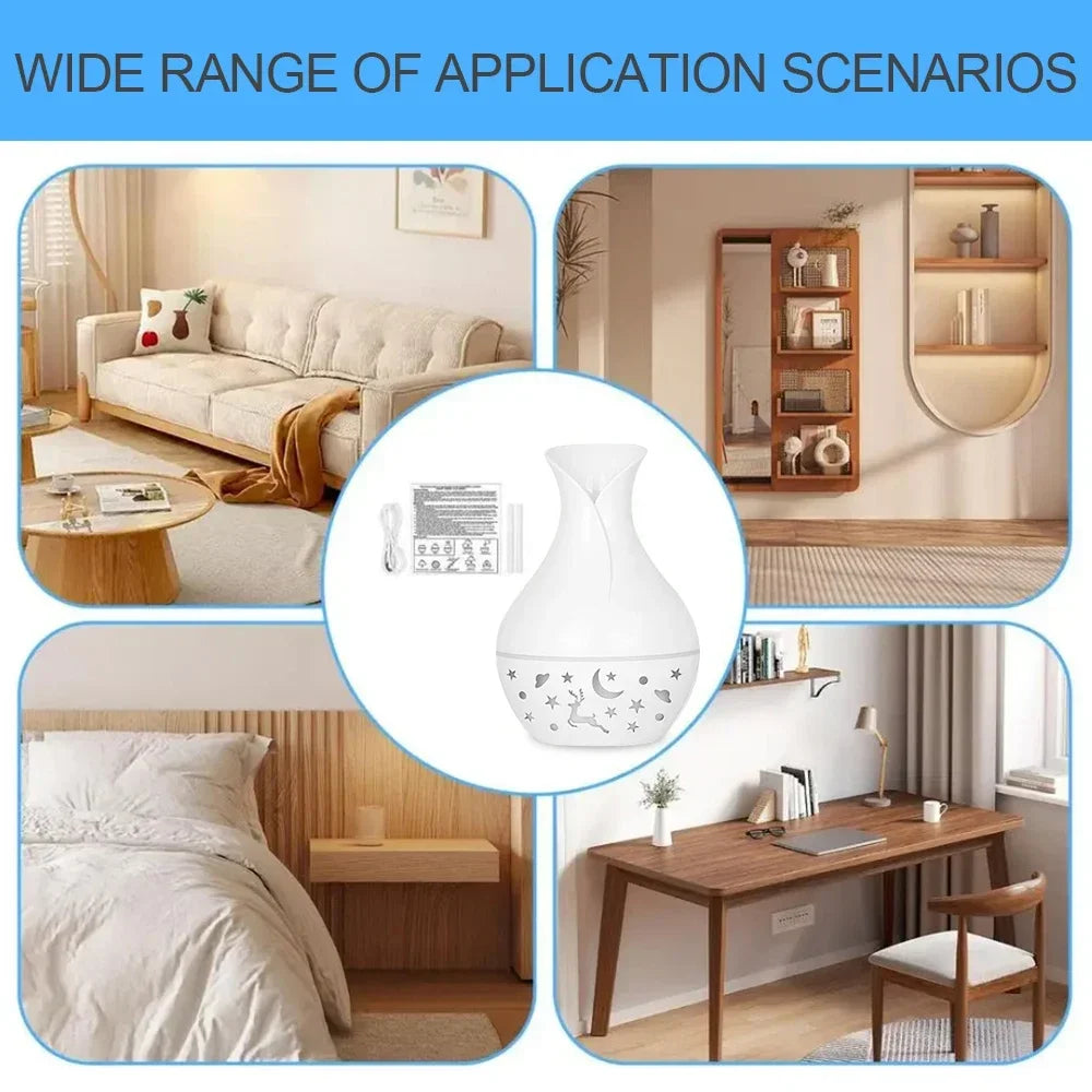 200ml LED Aromatherapy Diffuser with Essential Oils