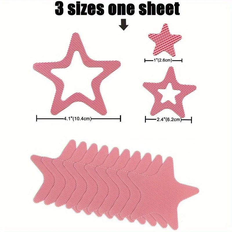 Star Shaped Waterproof Non-Slip Bathtub Stickers