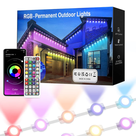 RGB Outdoor LED Lights App Remote Controlled