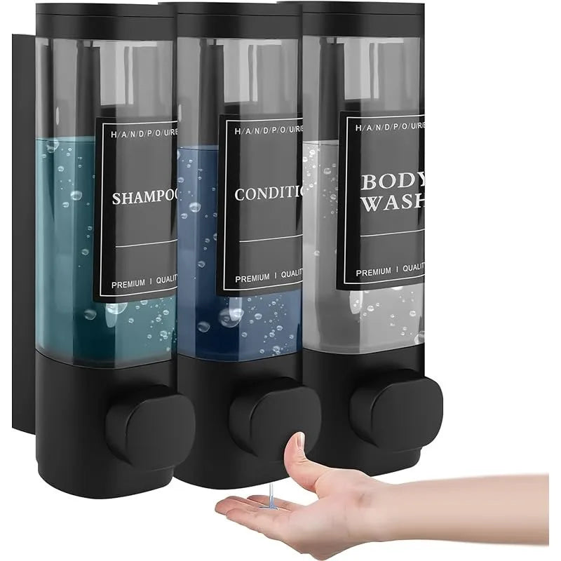 Wall Mounted 3-in-1 Bathroom Soap Dispenser