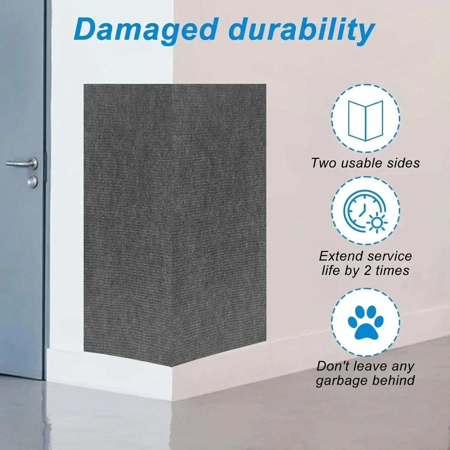 Self-Adhesive Cat Scratching Mat Carpet Accessories