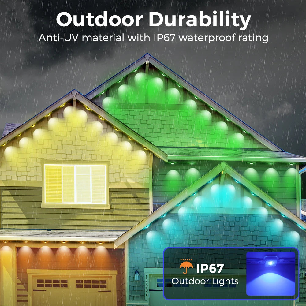 Smart RGB Outdoor Northern Lights 100ft