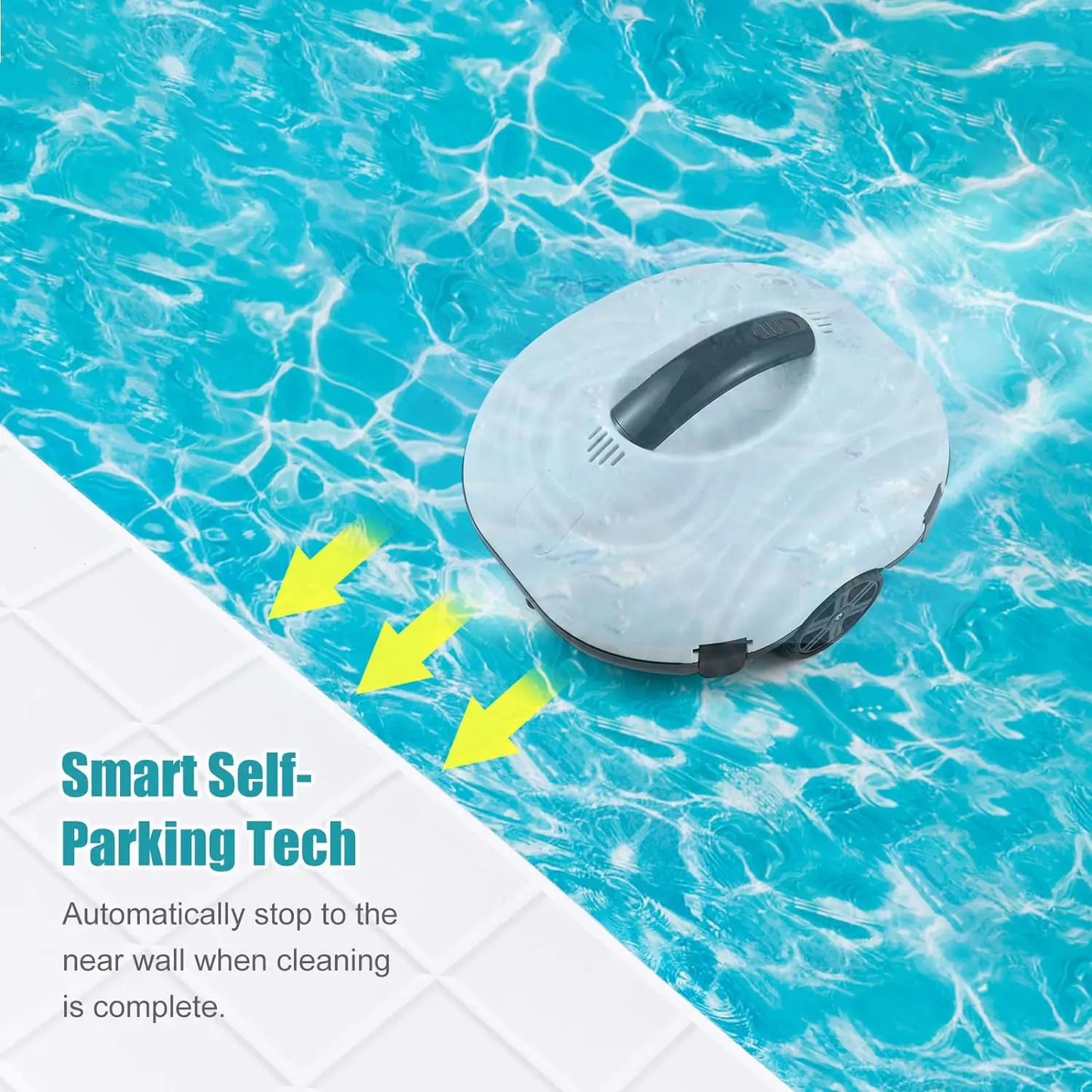 Cordless Robotic Pool Cleaner with Smart Cleaning