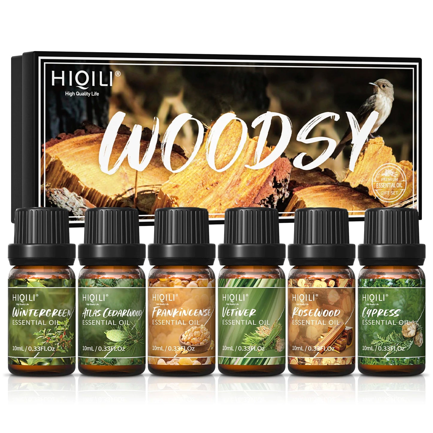 Woody Aromatherapy Essential Oils Set for Relaxationbath