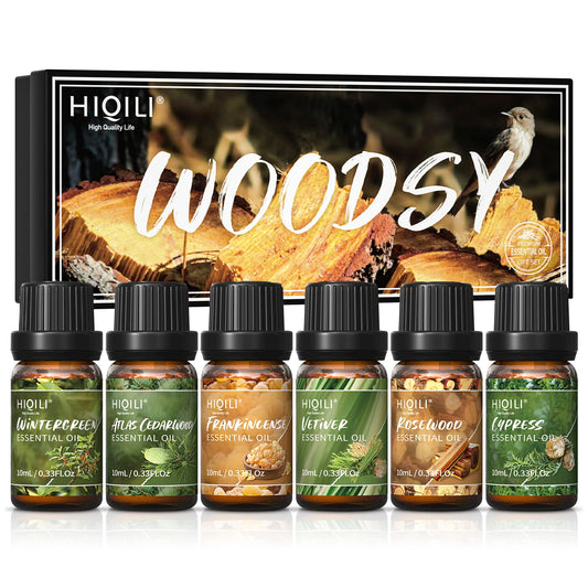 Woody Aromatherapy Essential Oils Set for Relaxationbath