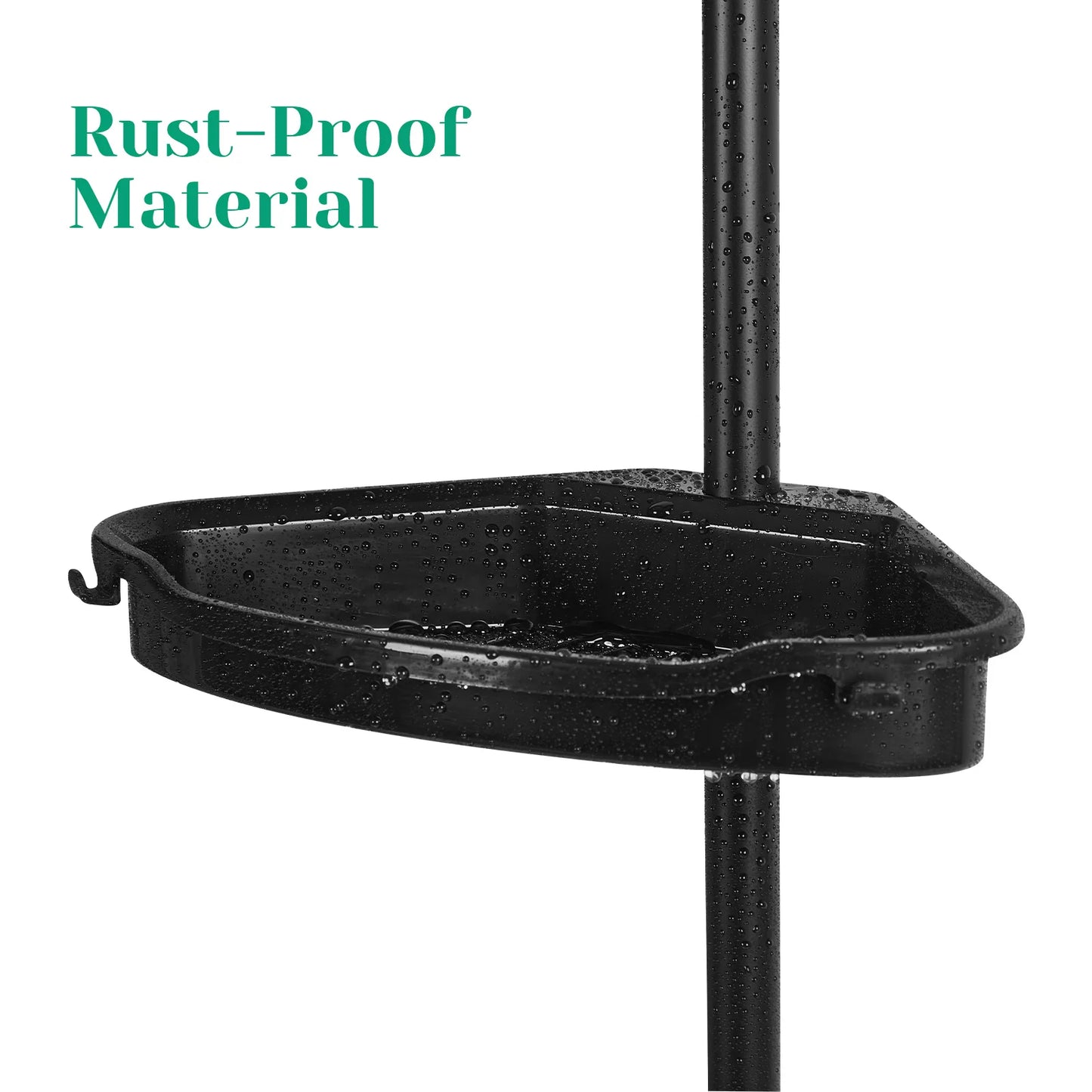 4-Layer Telescopic Bathroom Corner Storage Rack