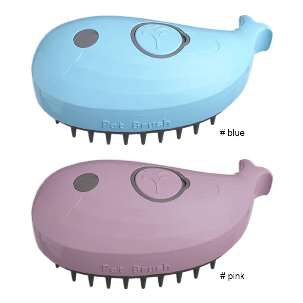 USB Rechargeable Pet Grooming Comb with Spray