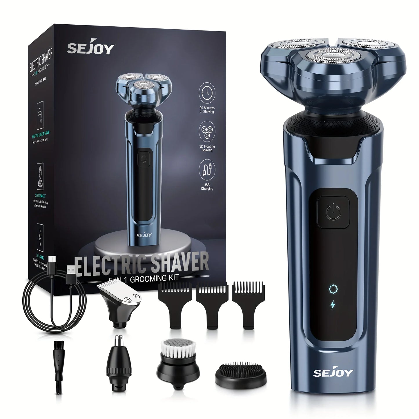 SEJOY 5-in-1 Electric Hair Trimmer Set