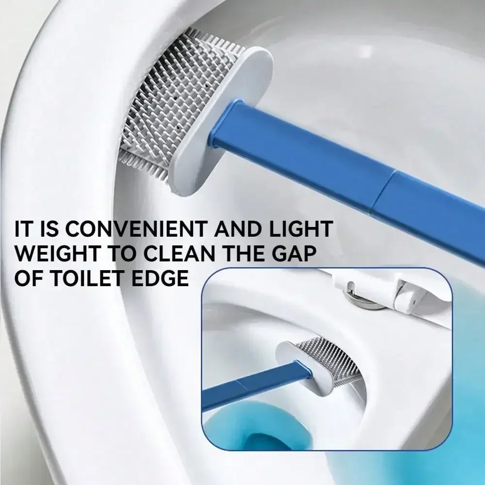 3-in-1 Silicone Toilet Brush Holder Set