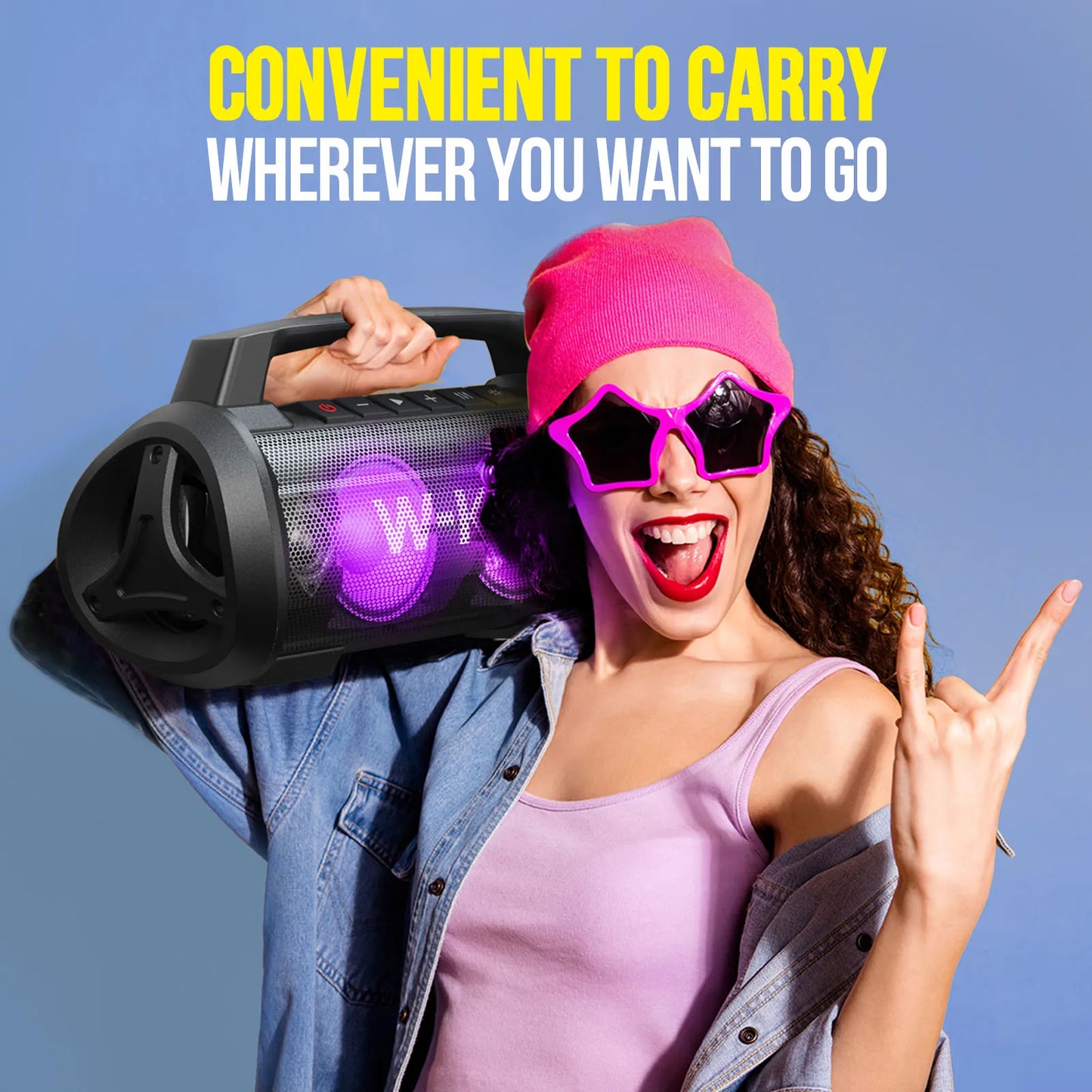 W-KING 70W Bluetooth Portable Waterproof Speaker