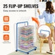 SucceBuy Art Drying Rack 25 Shelves Paint