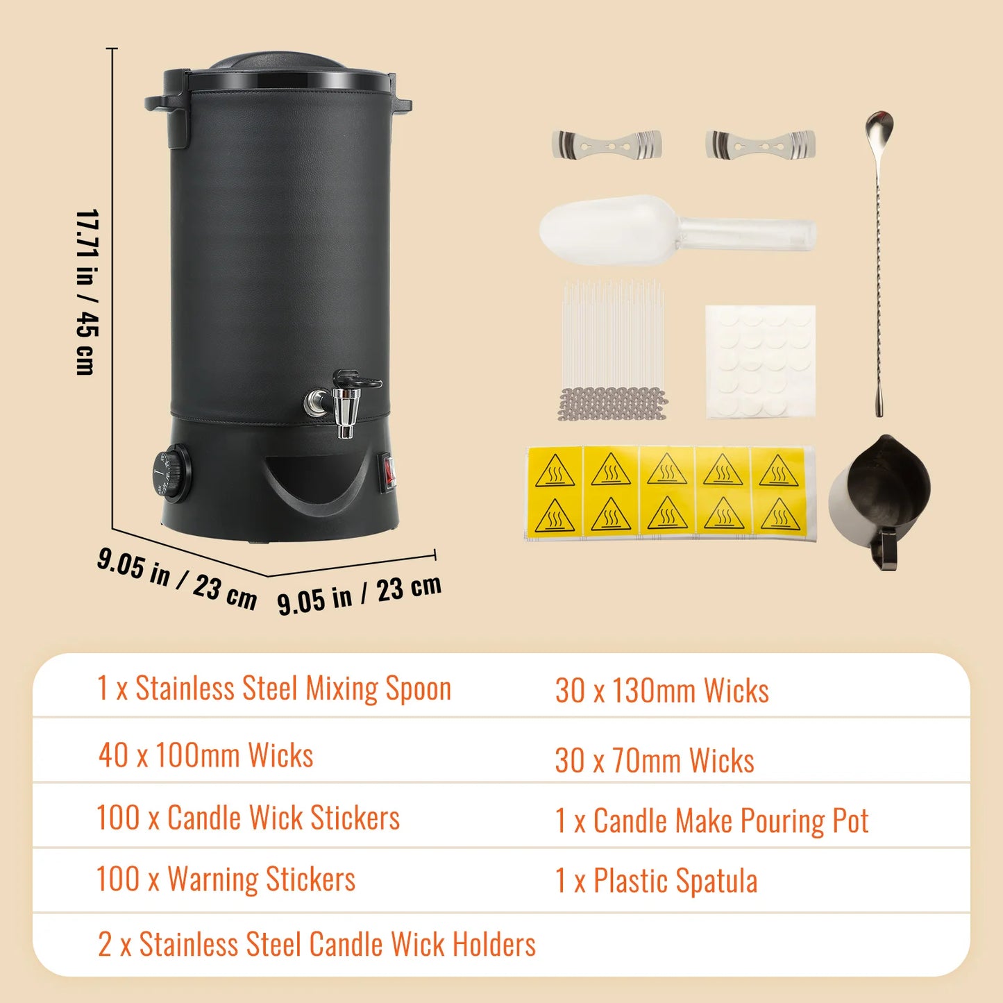 Electric Wax Melter for Candle Making