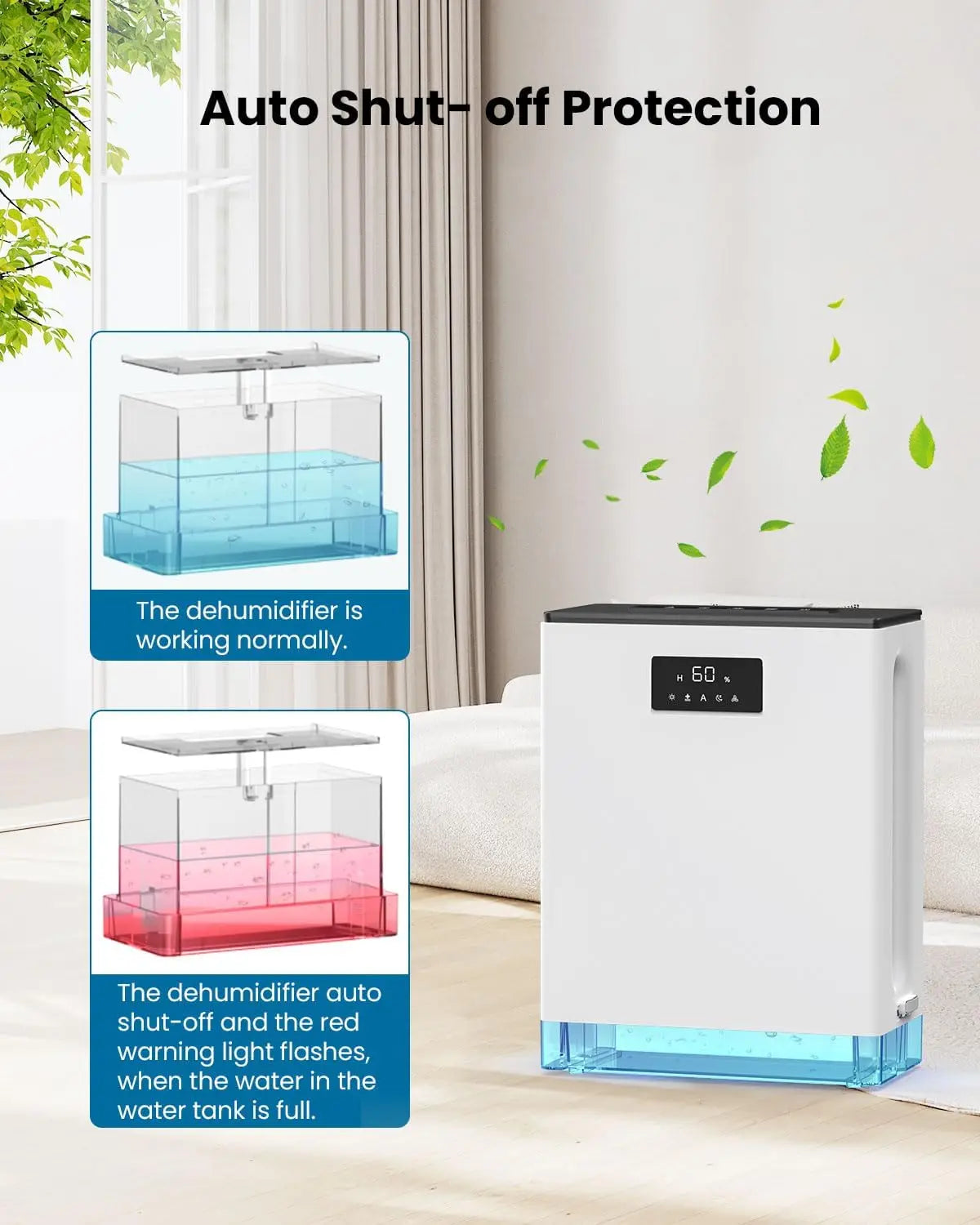 3L Smart Dehumidifier for Home Large Rooms