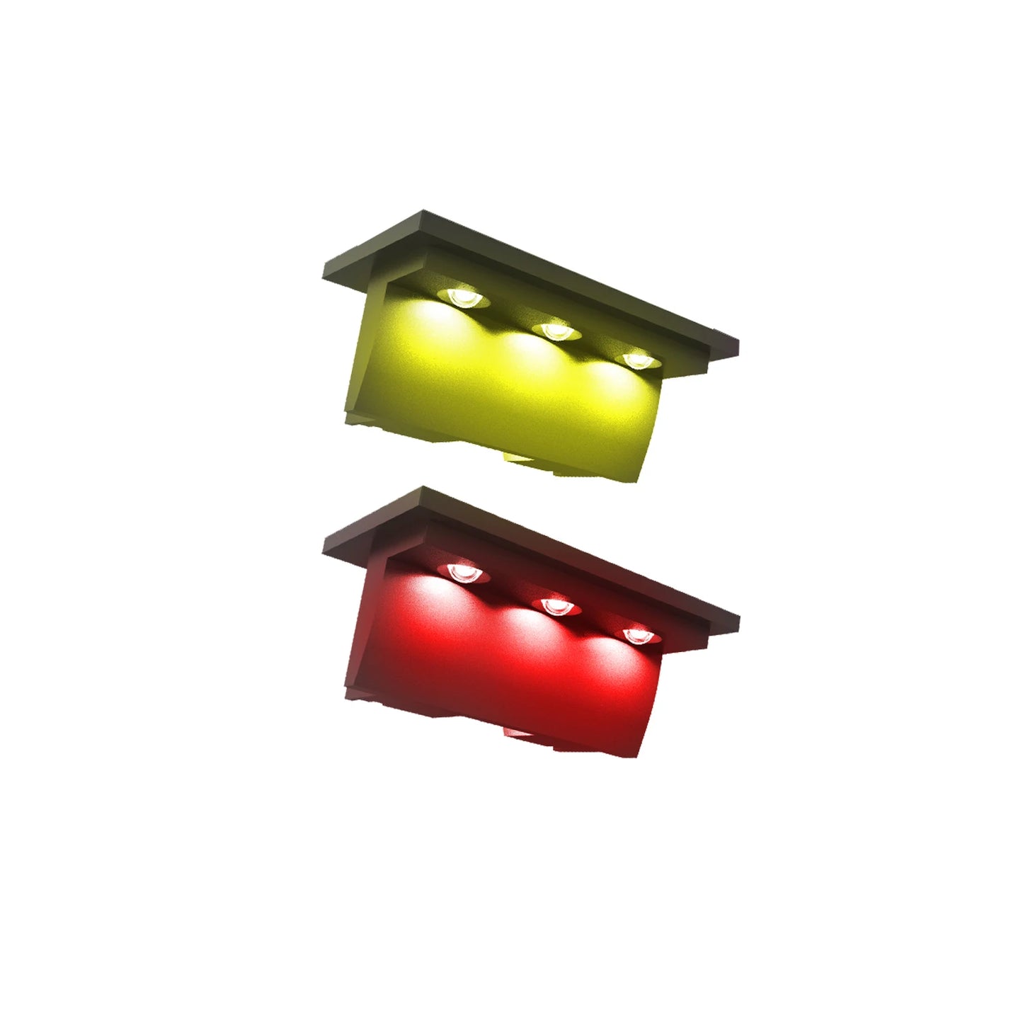 RGB Solar LED Step Lights Outdoor