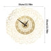Gold ABS Metal Surah Al Ikhlas Wall Clock